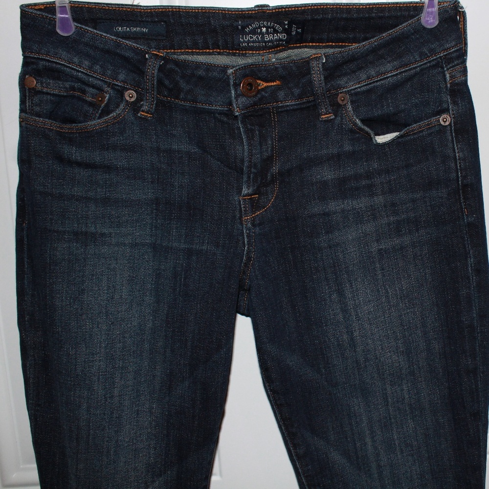 Lucky Brand Size 27 Lolita Skinny Jeans! - Picture 4 of 7